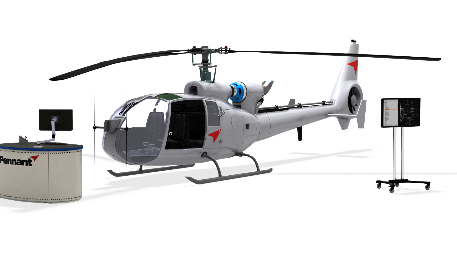 New product - Basic Helicopter Maintenance Trainer (BHMT) 1 BHMT 360 2018 Arnold 0001