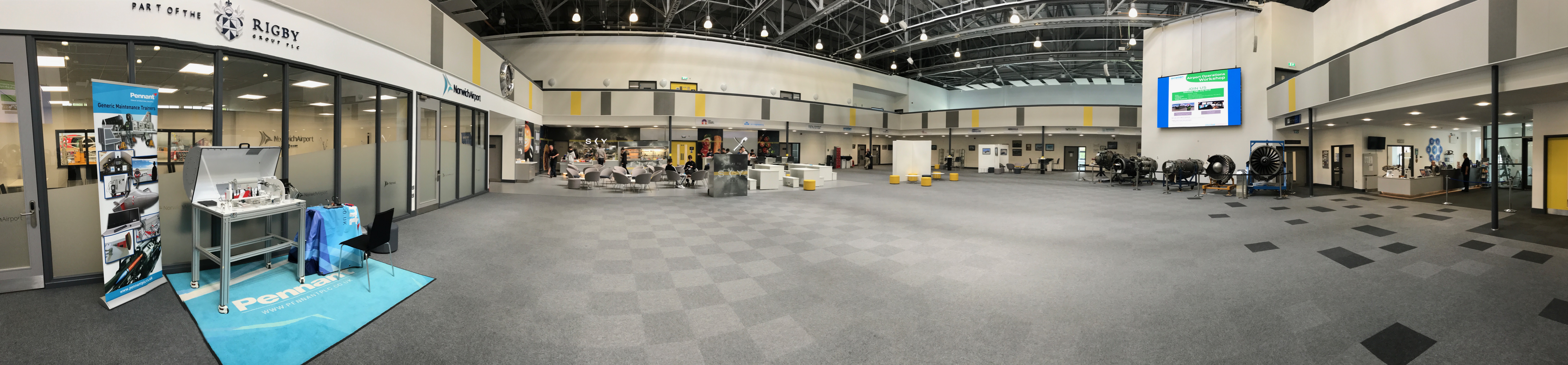 Pennant Support ASP Events 1 Panoramic view Foyer IAA N 002 2 July