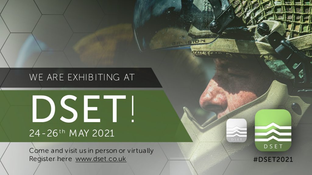 An montage promotion banner that is promoting the attendance to an exhibition. There is logos and an image of a military person .