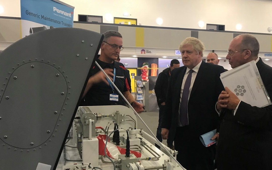 Prime Minister visits the International Aviation Academy-Norwich