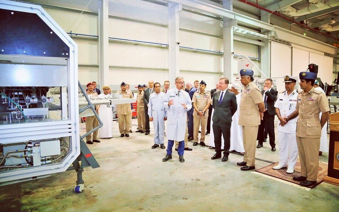 Pennant completes handover of training aids to Military Technological College in Oman