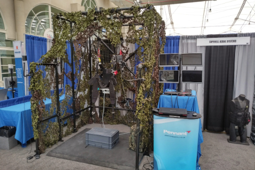 An airframe covered in camouflage