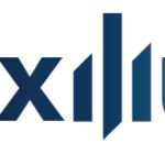 A blue text logo for the Pennant product suite called Auxilium
