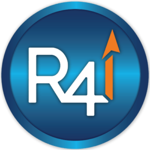 R4i V11 Release: Part 1: Version 11 changes 9 A blue circular logo with the white text “R4i” and an orange upward arrow. The logo has a glossy appearance due to a gradient effect. The text “R4i” is bold and capitalized, and an orange arrow points upwards to the right of the text. Overall, the design suggests technology or innovation.