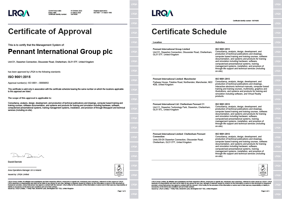 LRQA ISO Certificate UK