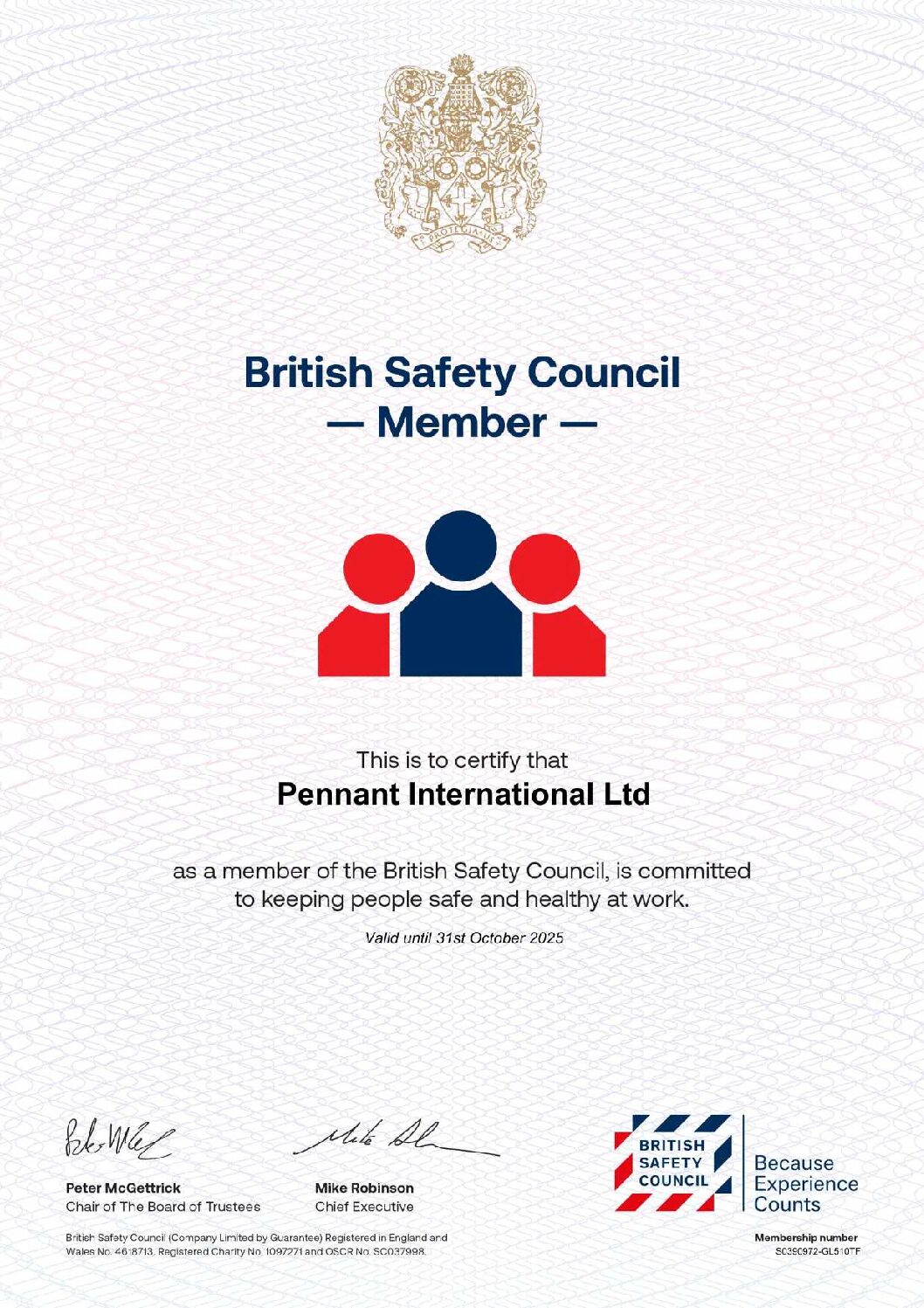 Britsafe certificate 24 25 pdf