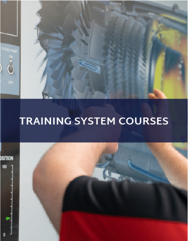 training systems courses Training system courses button with an image of a man using a touch screen