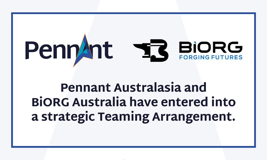 Biorg and Pennant Teaming Arrangement